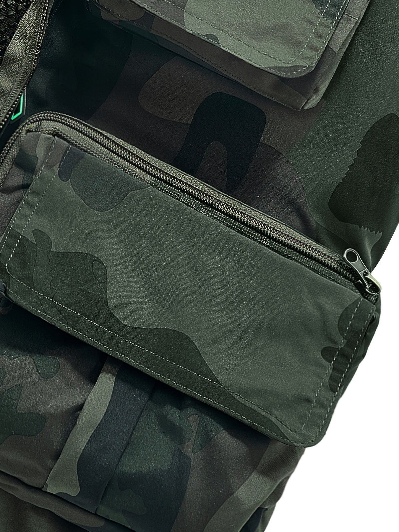 Mens MOLLE Vest Camouflage Sleeveless Multi Pocket Hunting