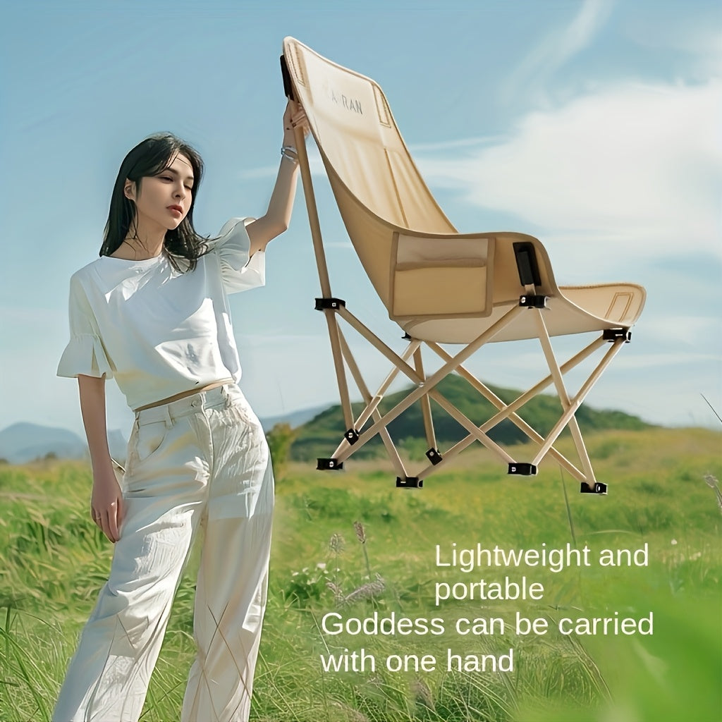 Aoran Outdoor Moon Chair Folding High Back Two Pack