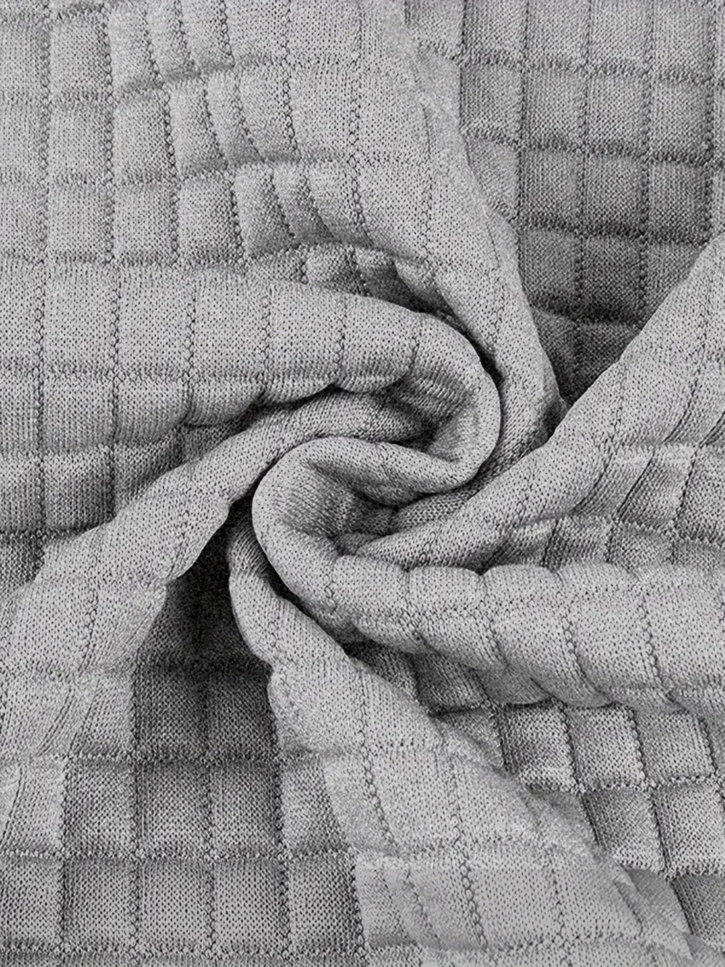 Women's Waffle Knit Zip Up Hoodie Dogs Make Me Happy Print