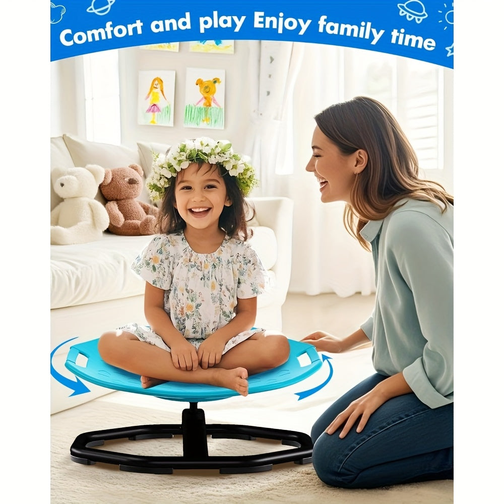 Sensory Swivel Chair For Autism And ADHD With 360 Degree Spinning Seat And Support Handles For Calming Motion