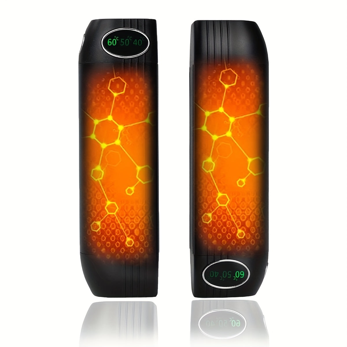 4 Pack Rechargeable Hand Warmers 5000mAh USB Powered 40H Runtime 3 Heat Settings Heating Pads For Outdoor Activities