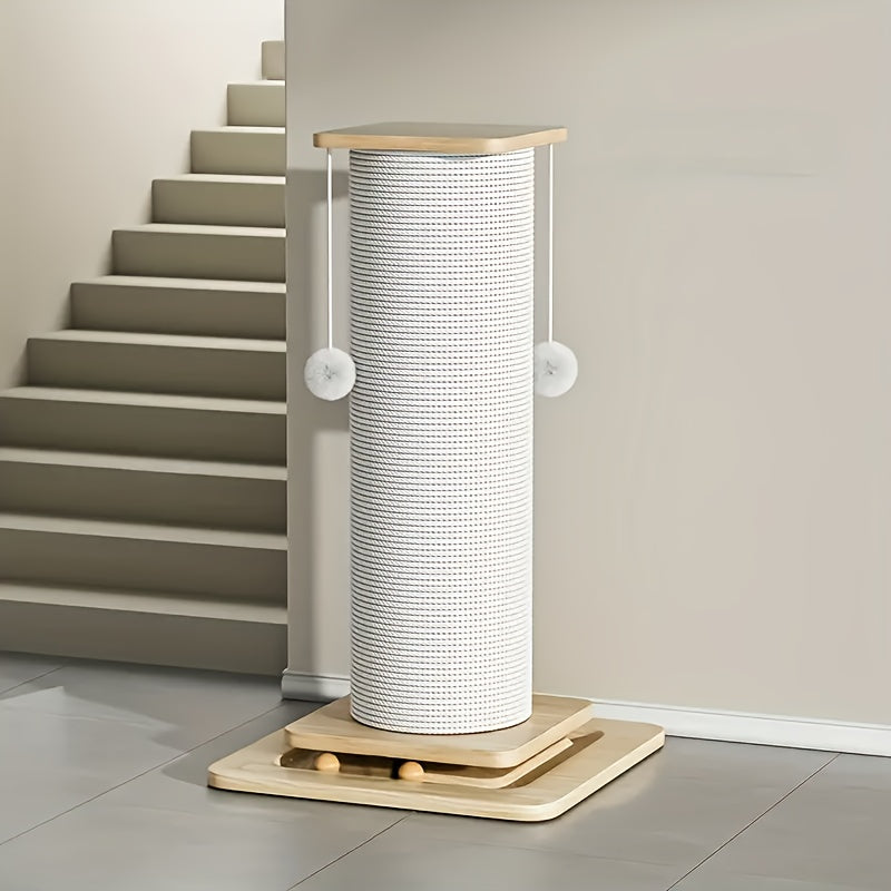Extra Large Vertical Sisal Cat Scratching Post With Ball