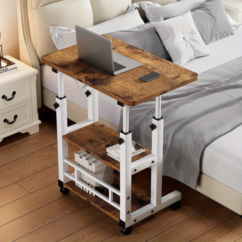 Adjustable Portable Rolling Standing Desk for Small Spaces