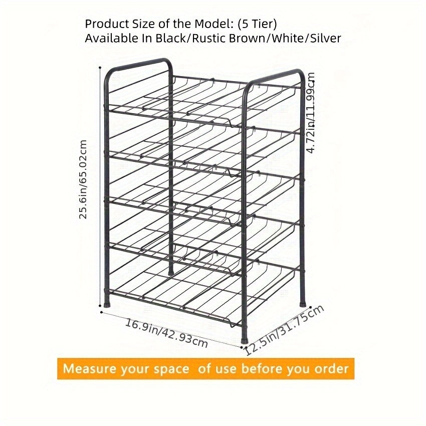 Large Capacity Metal Wire Can Holder With Adjustable Dividers For Pantry And Kitchen Cabinets Holds 84 Cans