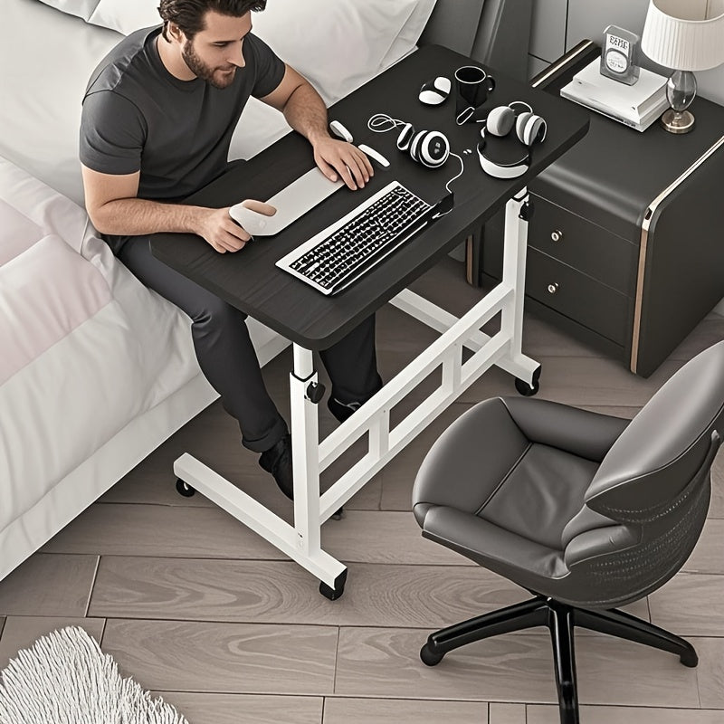 Adjustable Portable Rolling Standing Desk for Small Spaces