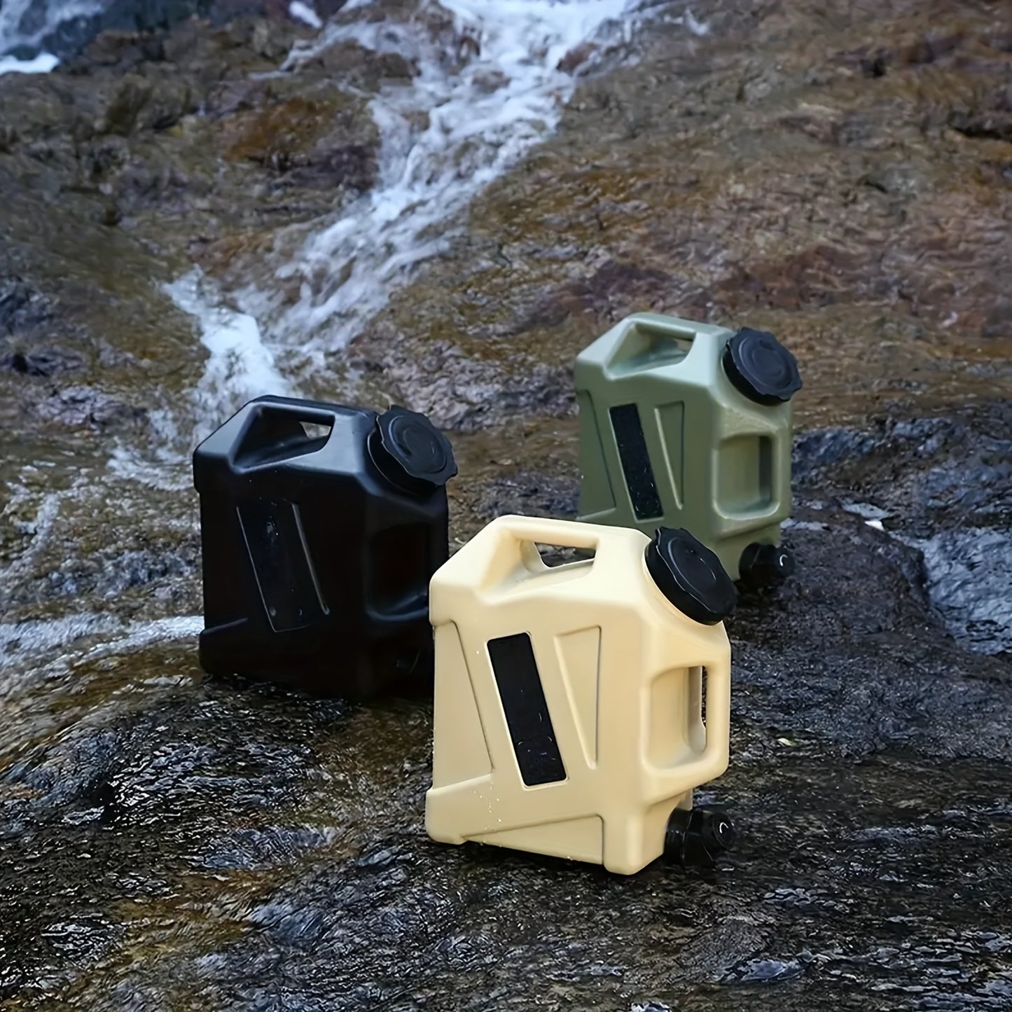 Military Green Portable Water Tank Leakproof Faucet 11L