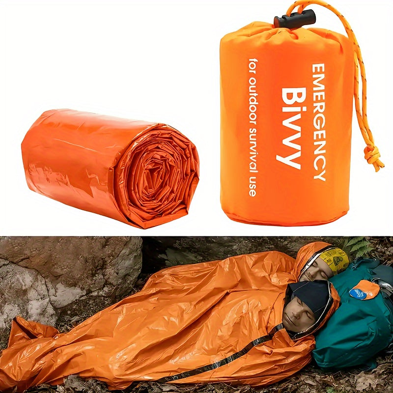 Lightweight Survival Sleeping Bag Emergency Shelter Orange