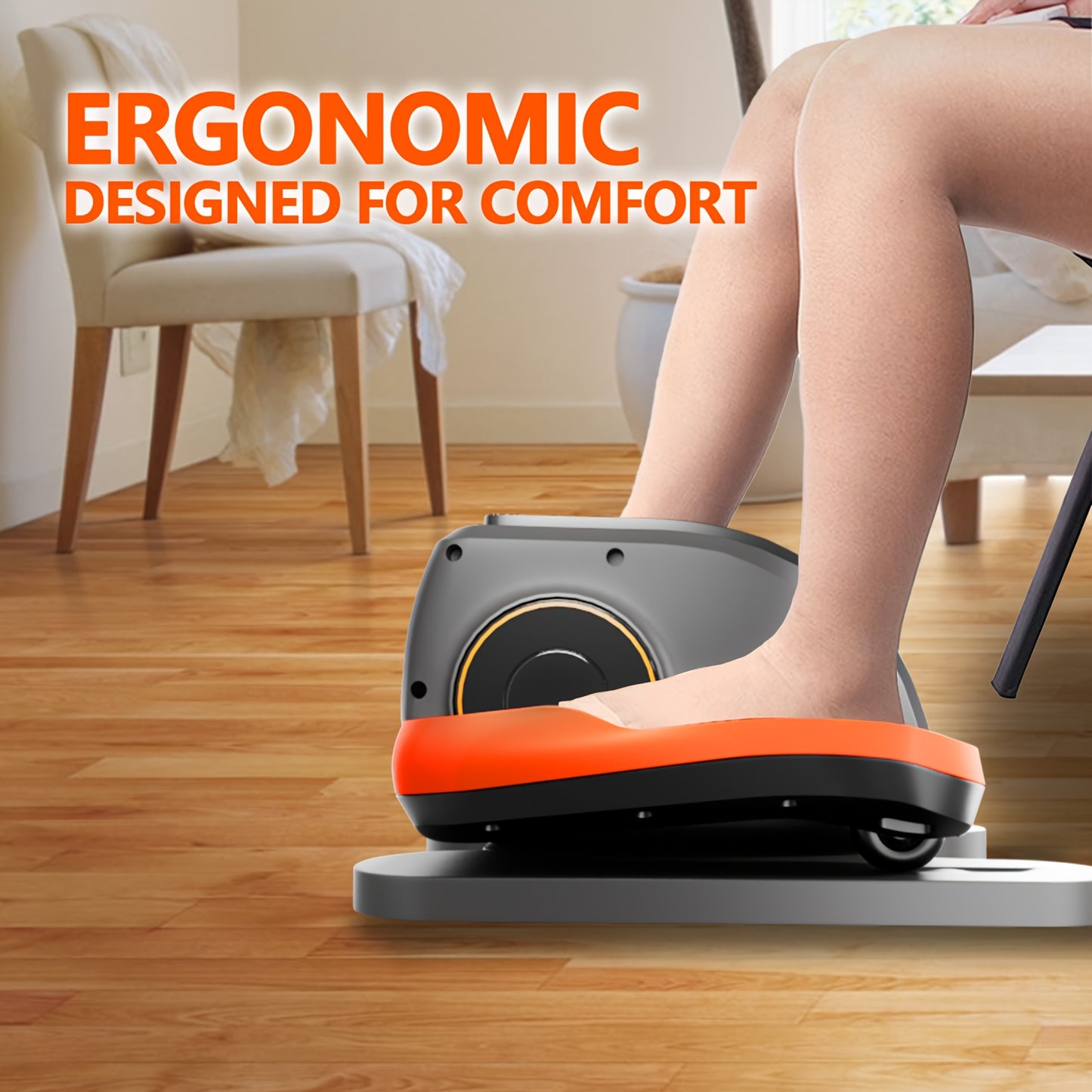 Under Desk Elliptical Trainer Seated Exerciser For Seniors
