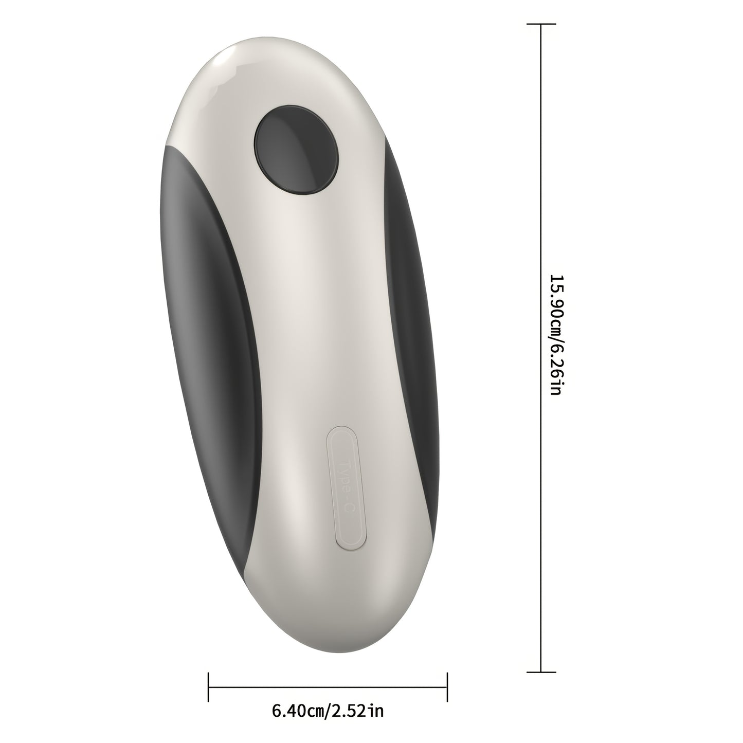 Cliton Rechargeable Electric Can Opener With One Touch Auto Rotate Lid Lifter Cutting Fits Most Cans Kitchen Camping