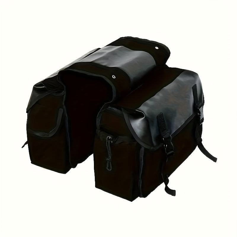 Bicycle Rear Seat Bag Sturdy Mountain Saddle Bag Double Bag