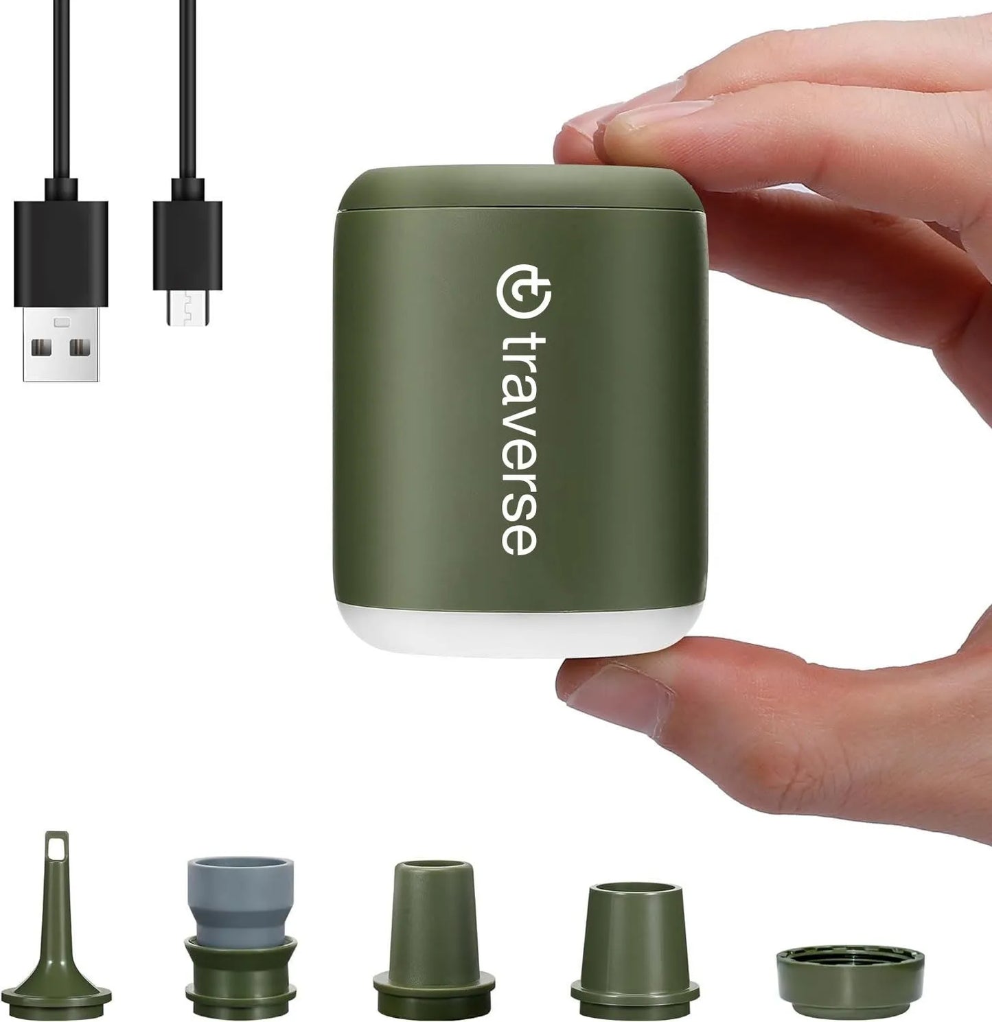 Nano Inflatable Pump With Lantern Magnetic Design For Trips