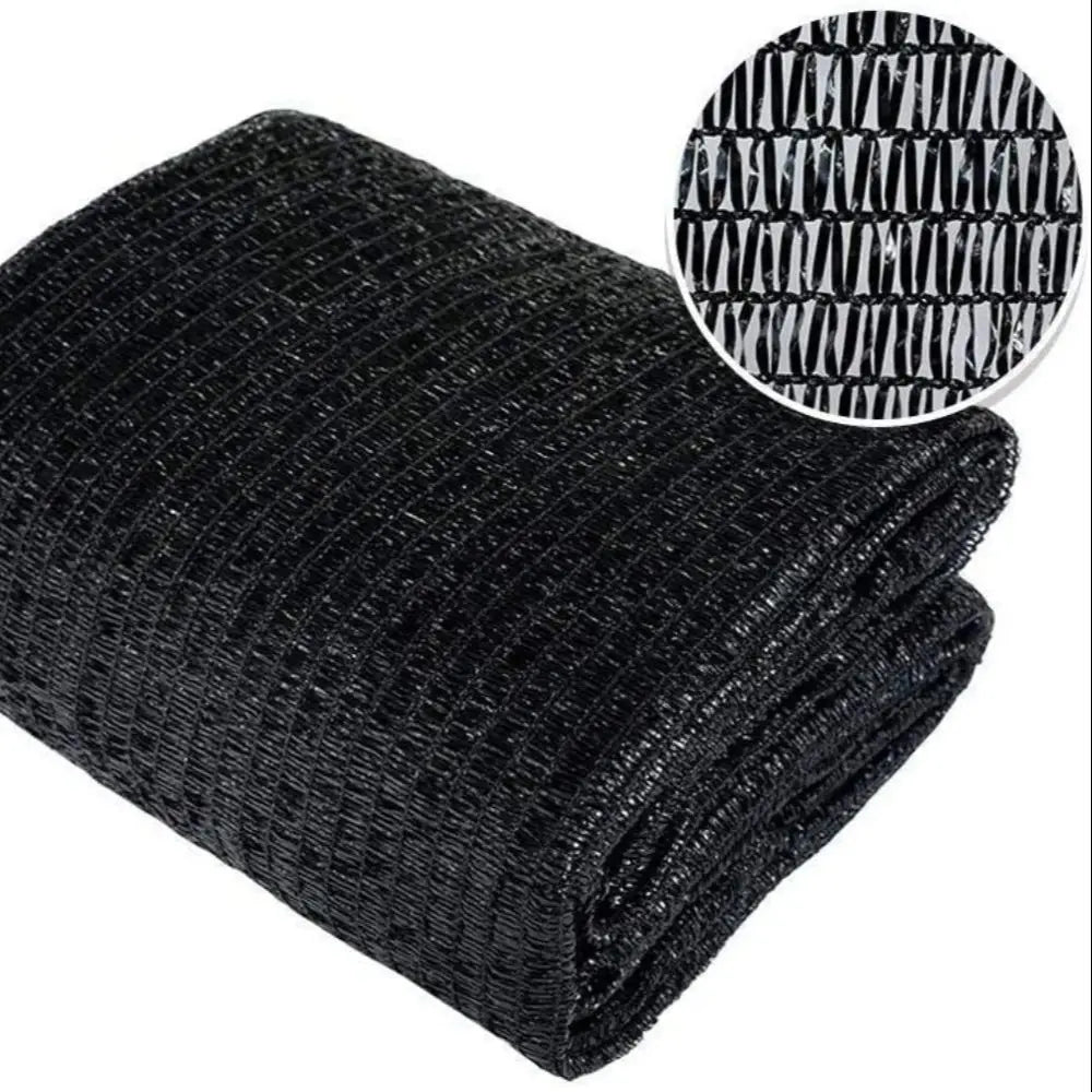 6.5 Ft X 20 Ft 50 Percent Sunblock Shade Cloth Black