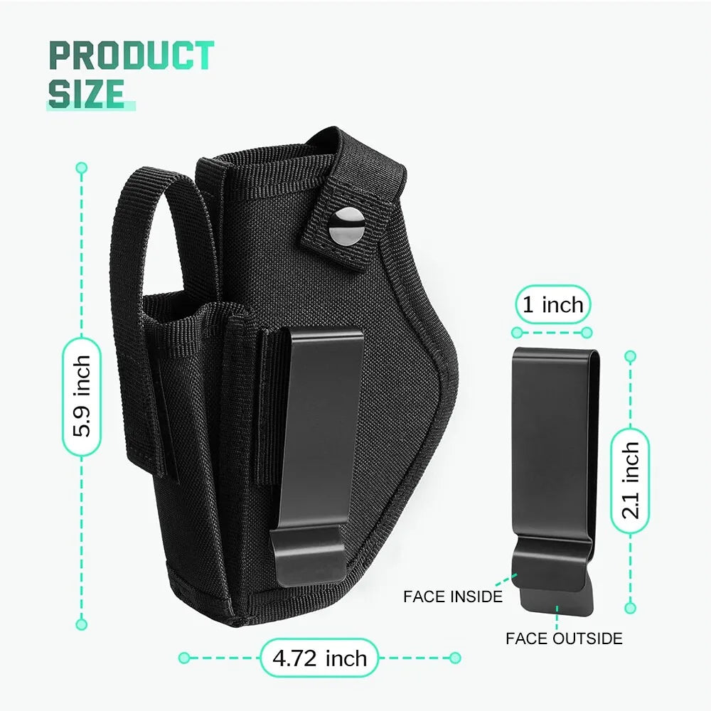 Concealed Carry Universal Pistol Holster IWB OWB Left Right