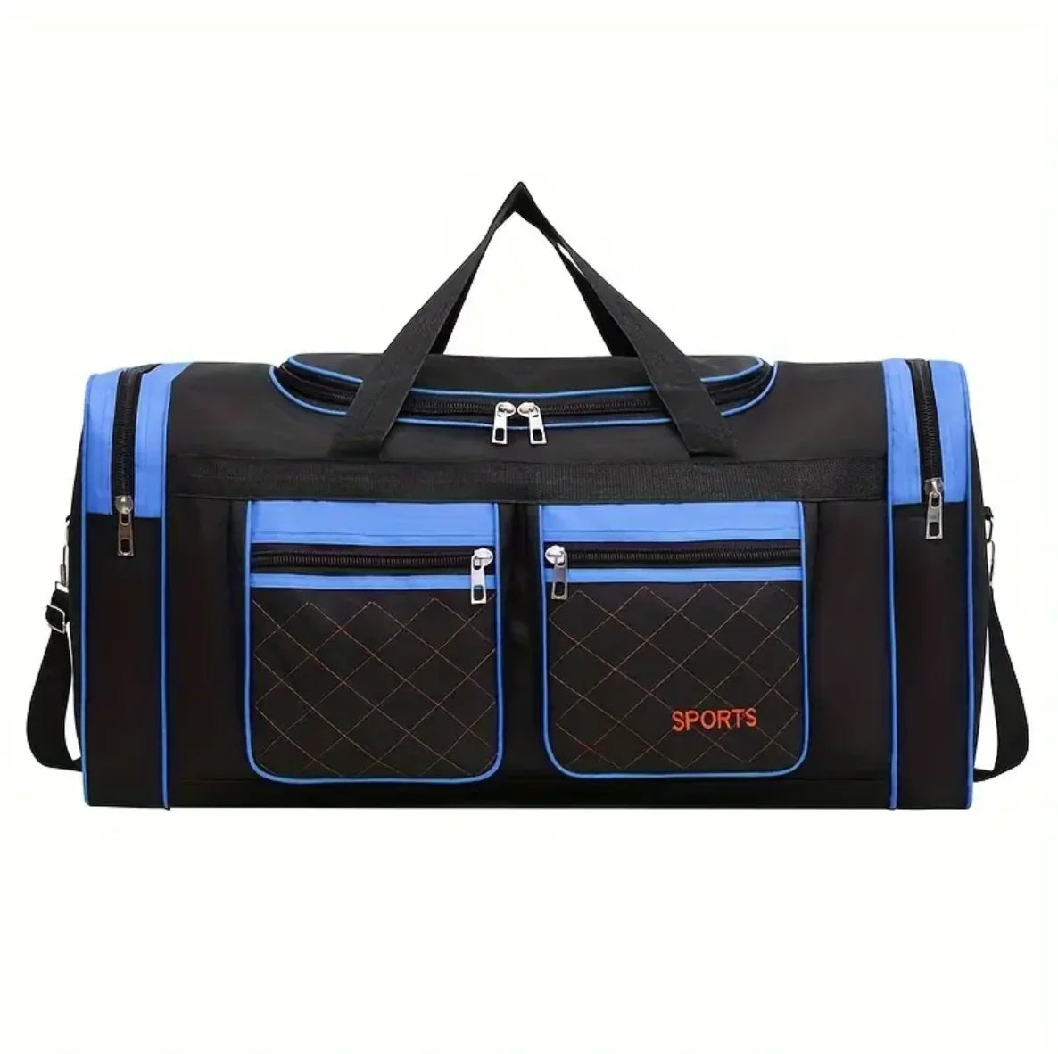 Large Capacity Handbag Men’s Luggage Bag Multiple Pocket Travel Bag Clothes Storage Bag