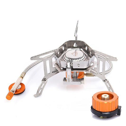 Widesea Windproof Camping Gas Stove Stainless Steel