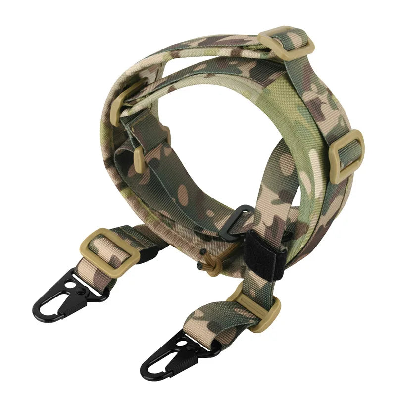 Dual Point Tactical Rifle Sling Quick Adjustable Padded