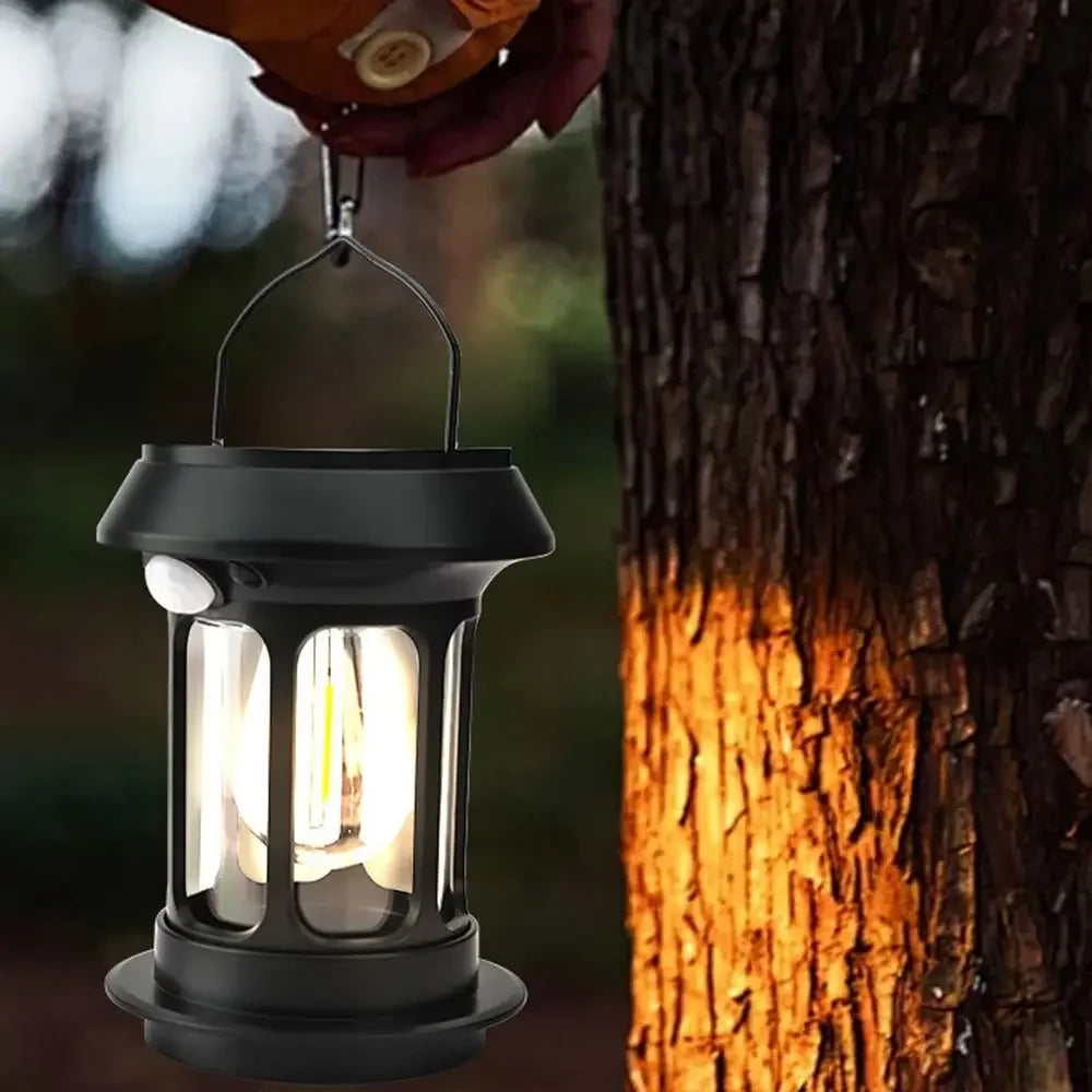 Type C Rechargeable Solar Camping Lantern Waterproof Durable