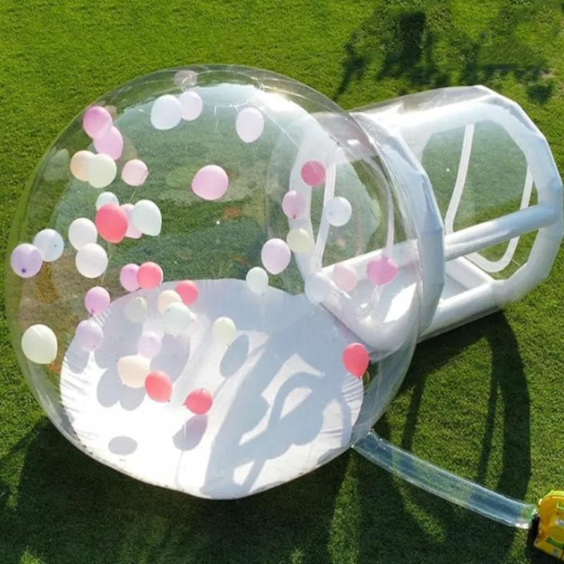 Transparent Inflatable Bubble Dome Tent PVC With Blower