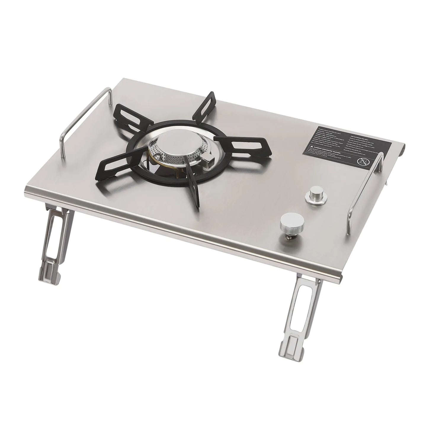 Foldable Portable Outdoor Gas Stove Stainless Steel