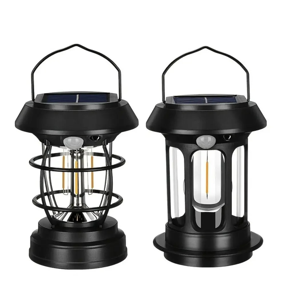 Type C Rechargeable Solar Camping Lantern Waterproof Durable