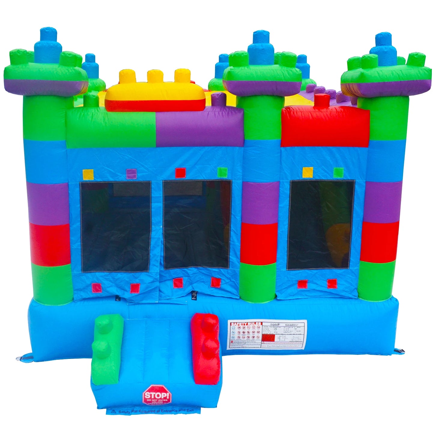 PVC Commercial Inflatable Bounce House for Big Kids with Built in Slide for Outdoor Backyard Birthday Parties