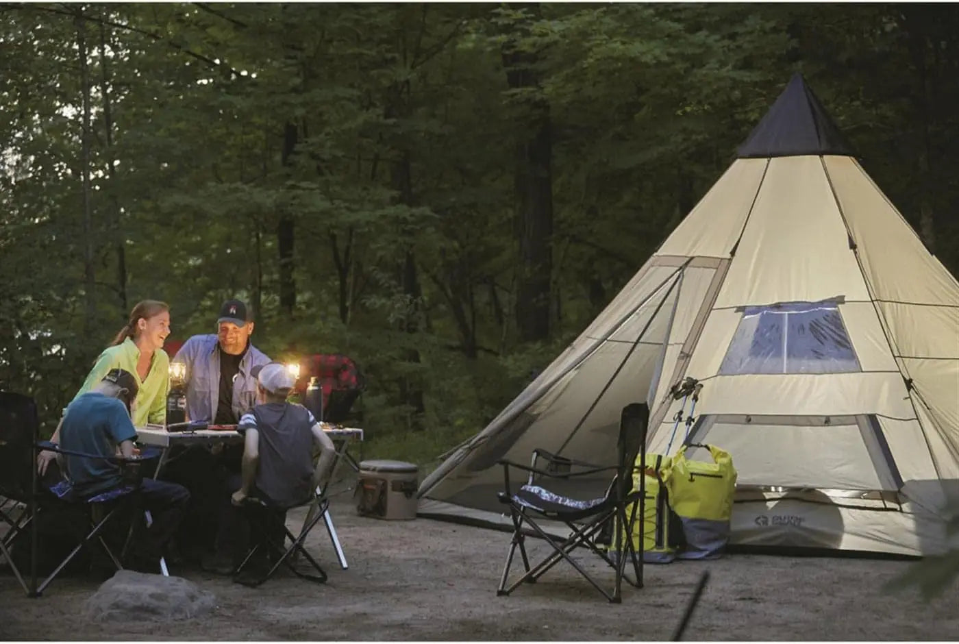 Camping Teepee Tent For Adults Waterproof Family 8 Person