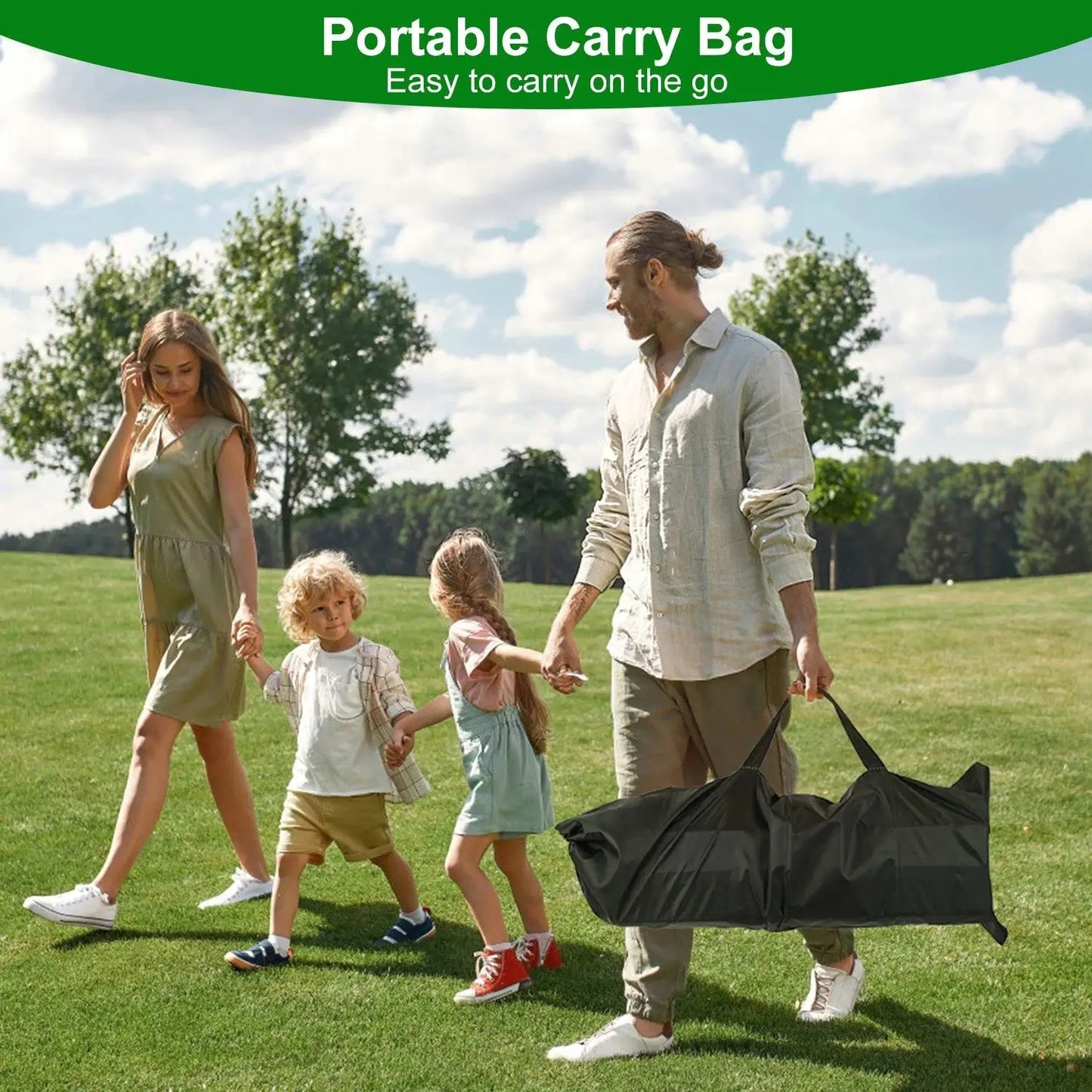 Folding Camping Table Portable Carbon Steel Heavy Duty Foldable for Outdoor Use 4 to 6 Person Grill