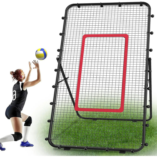 Adjustable 7x4ft Volleyball Net Multi Sport Rebounder