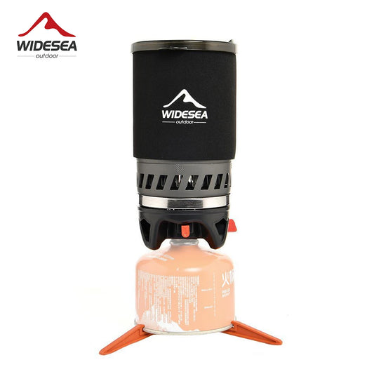 Widesea Camping Stove With Heat Exchanger Coffee Pot