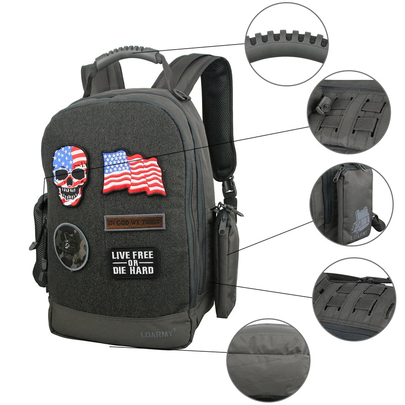 35L Outdoor Tactical Backpack Military Rucksacks Men Waterproof Multi Function Tactical Laptop Bag