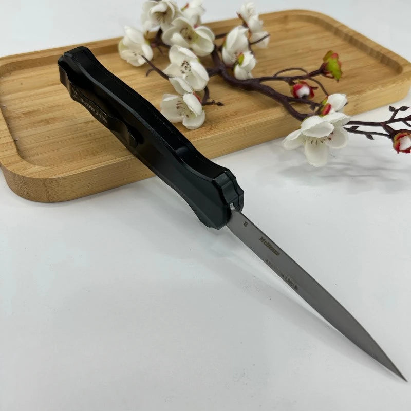 440C Blade Zinc Alloy Ergonomic Grip Survival Knife