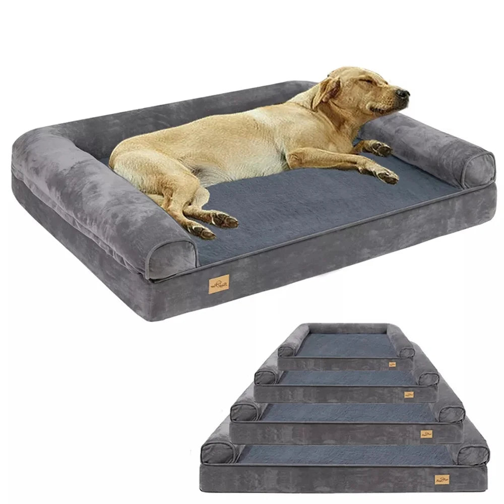 XXXL Calming Orthopedic Dog Bed Memory Foam Waterproof Cover