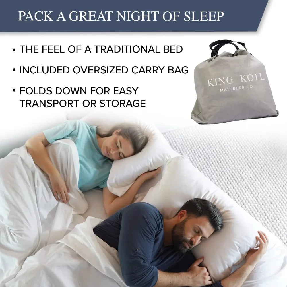 King Size Double Height Adjustable Air Mattress With Pump