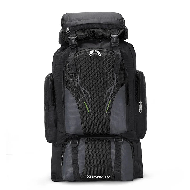 Camping High Capacity Hiking Backpack for Men and Women 70L Waterproof Outdoor Travel Sports Bag