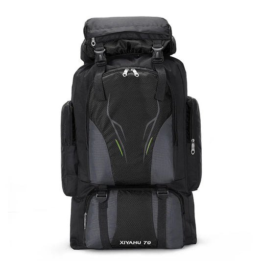 Camping High Capacity Hiking Backpack for Men and Women 70L Waterproof Outdoor Travel Sports Bag