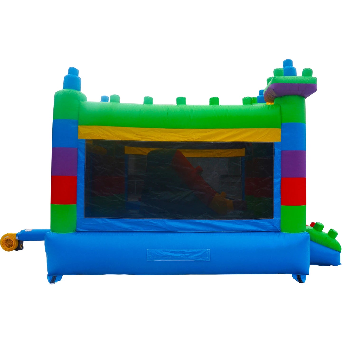 PVC Commercial Inflatable Bounce House for Big Kids with Built in Slide for Outdoor Backyard Birthday Parties