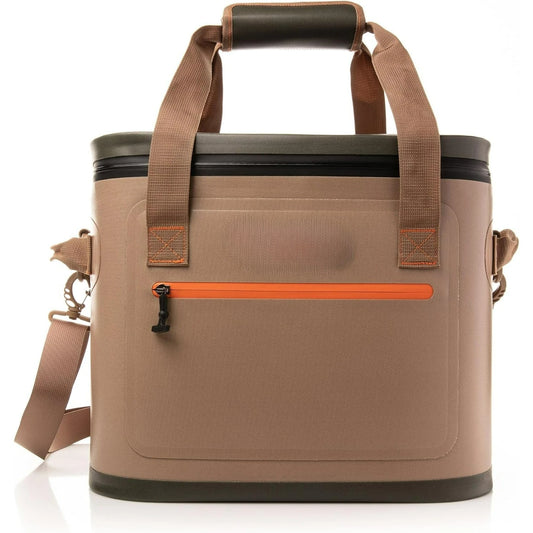 Ultra Tough Soft Cooler 30 Can Insulated Bag Portable Ice Chest Box Floating Cooler Leak Proof with Zipper