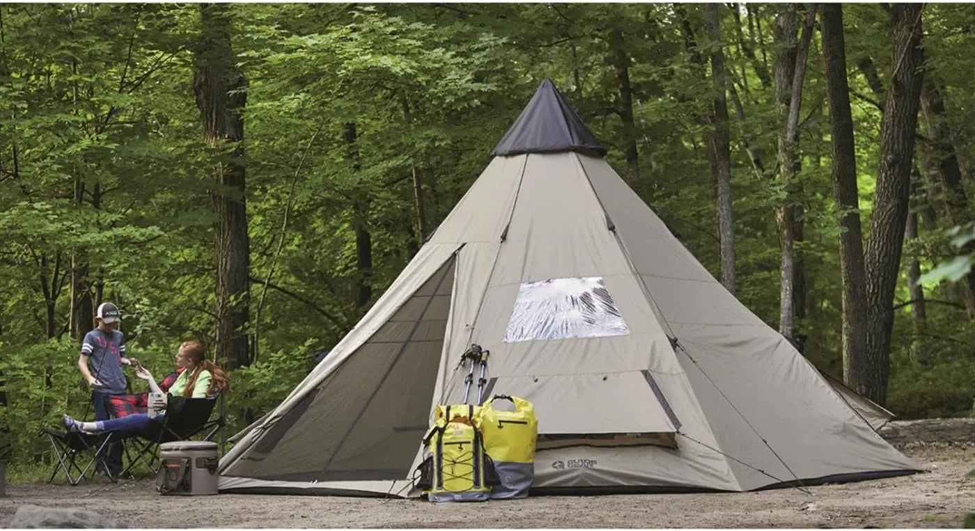 Camping Teepee Tent For Adults Waterproof Family 8 Person