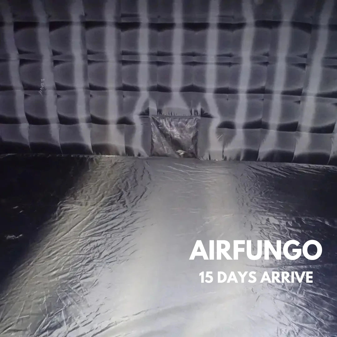 Black Inflatable Nightclub Dome Tent Portable Event Pavilion for Outdoor Weddings and Parties