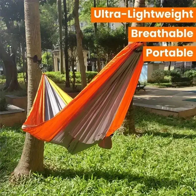 Outdoor Camping Hammock Portable Double Hammock Beach Ready
