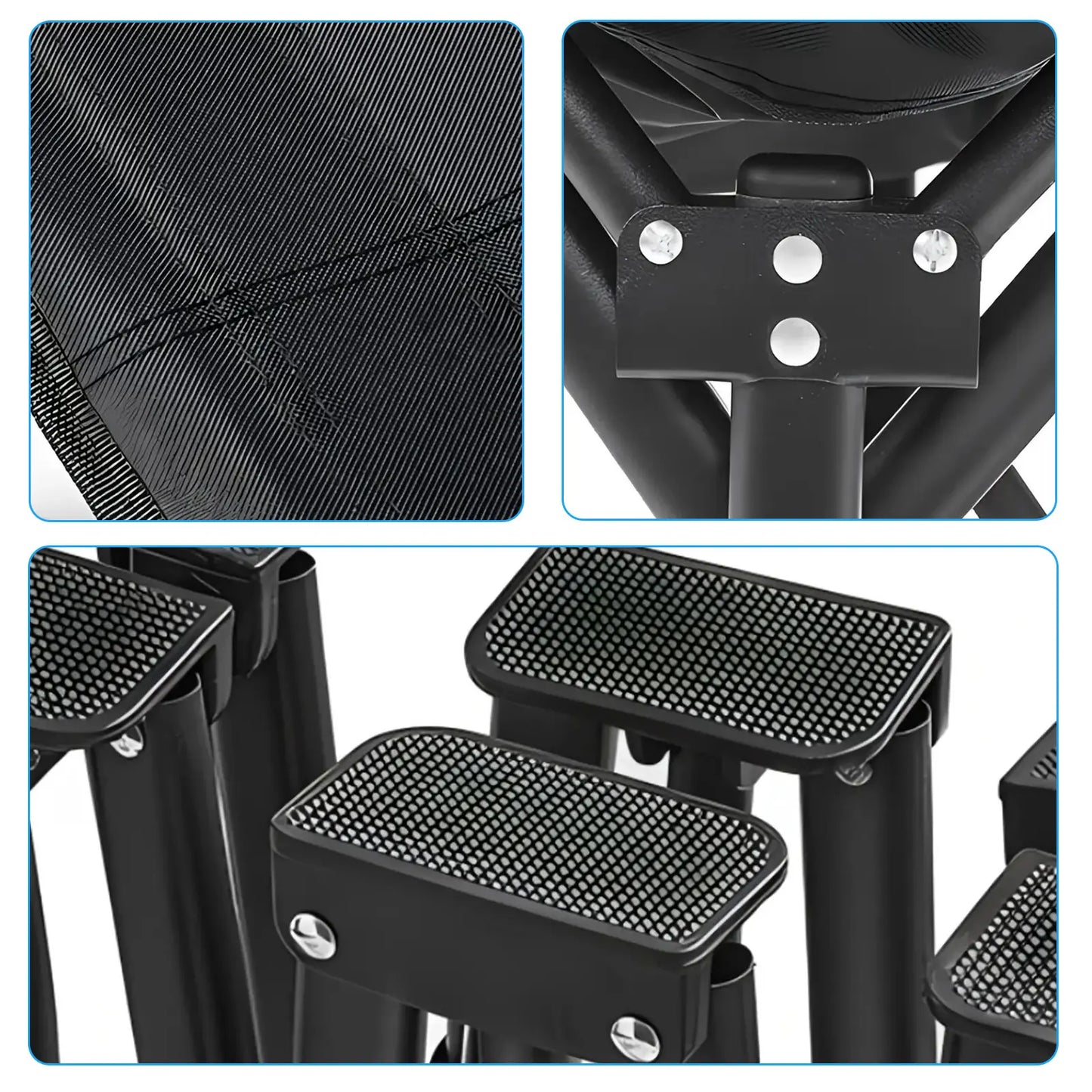 Folding Camping Cot Portable Heavy Duty Bed Adults 200kg