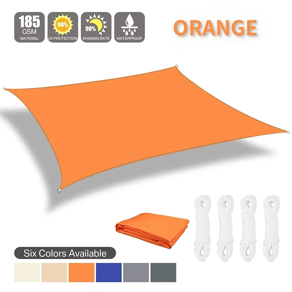 Waterproof Uv Sun Shade Sail Awning For Patio Garden