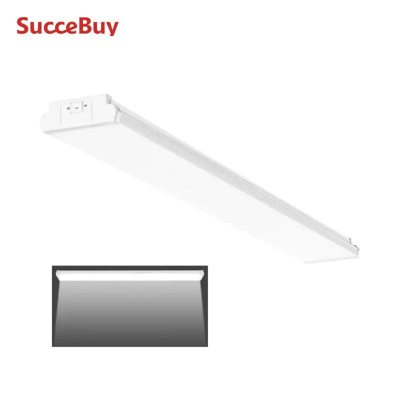 LED Wraparound Shop Light Flush Mount 4Ft 8Ft Dimmable