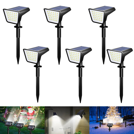 4 Pack Waterproof Solar Street Lights For Yard Garden