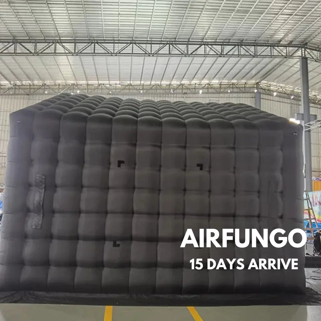 Black Inflatable Nightclub Dome Tent Portable Event Pavilion for Outdoor Weddings and Parties