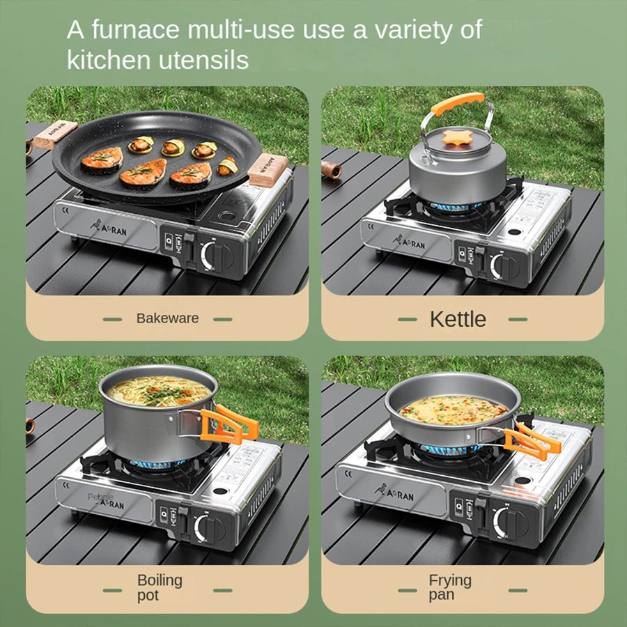2900W Portable Card Camping Gas Stove For Outdoor Use