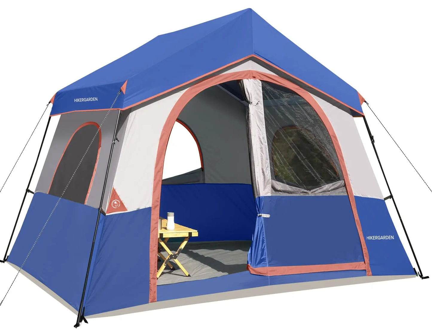 8 Person Camping Tent Portable Family Cabin Tent Windproof