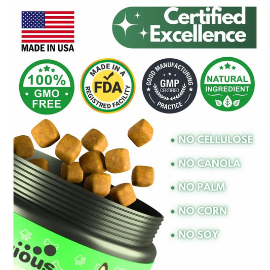 Flea and Tick Prevention Chewables for Dogs Natural Oral Flea and Tick Control Supplement