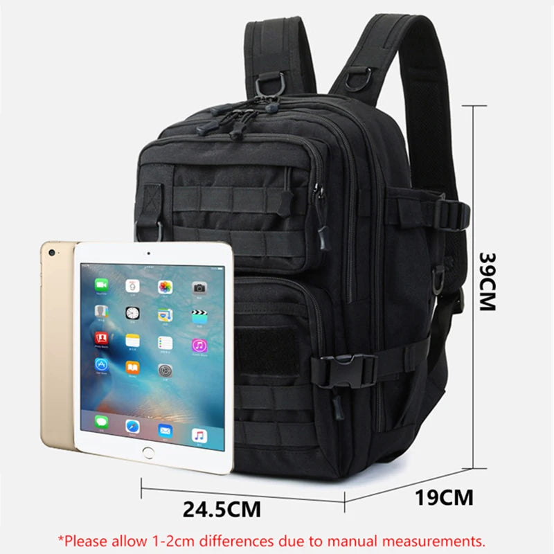 Large Fishing Tackle Storage Bag With Rod Holder Backpack