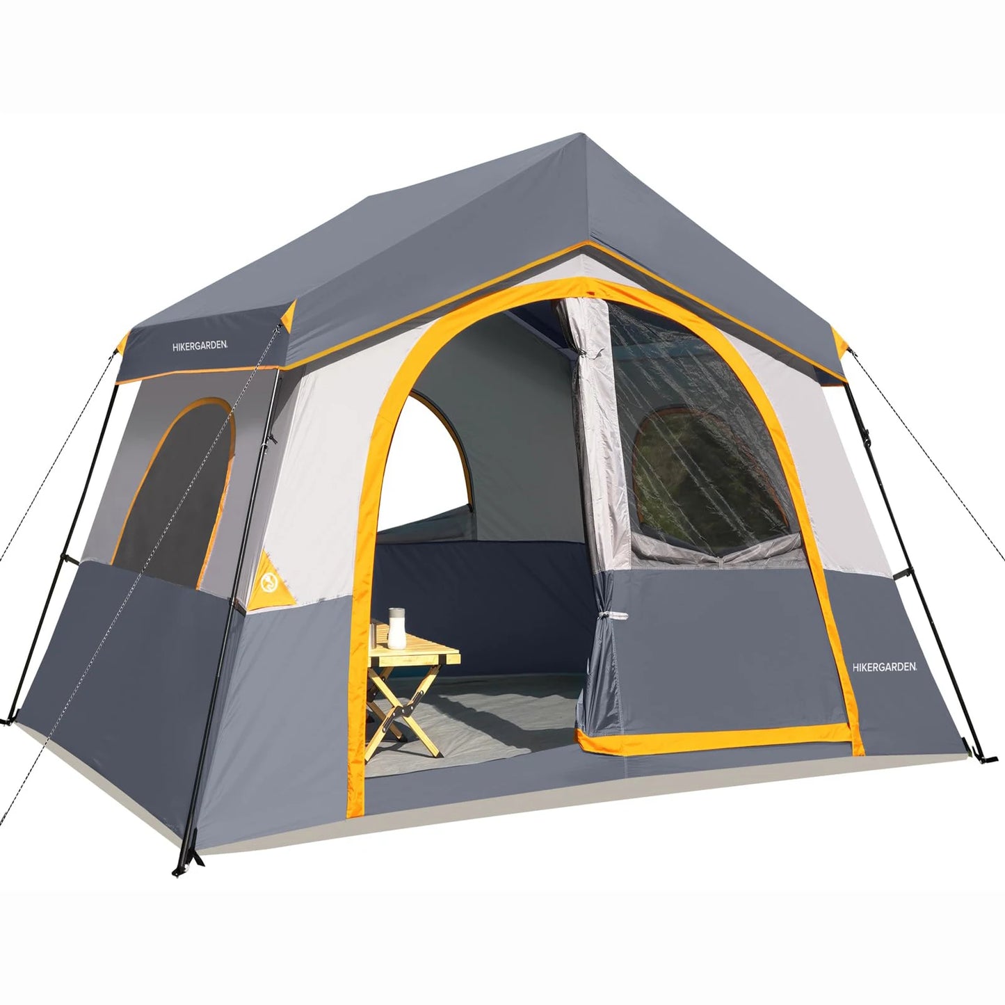 8 Person Camping Tent Portable Family Cabin Tent Windproof